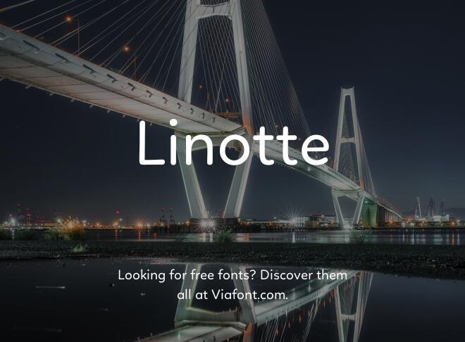 Linotte Font