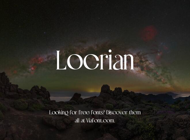 Locrian Font