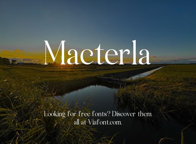 Macterla Font