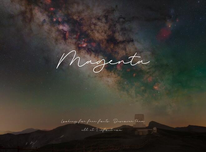 Magenta Font
