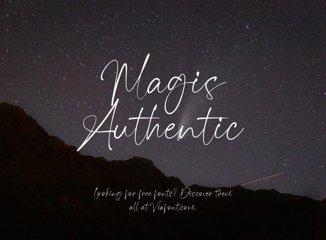 Magis Authentic Font