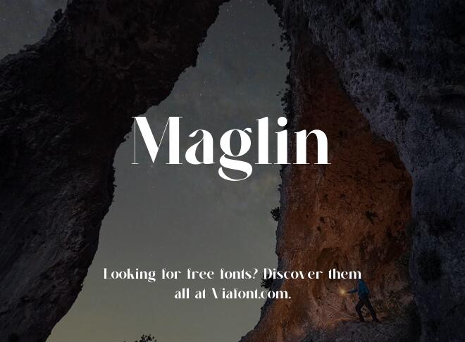 Maglin Font
