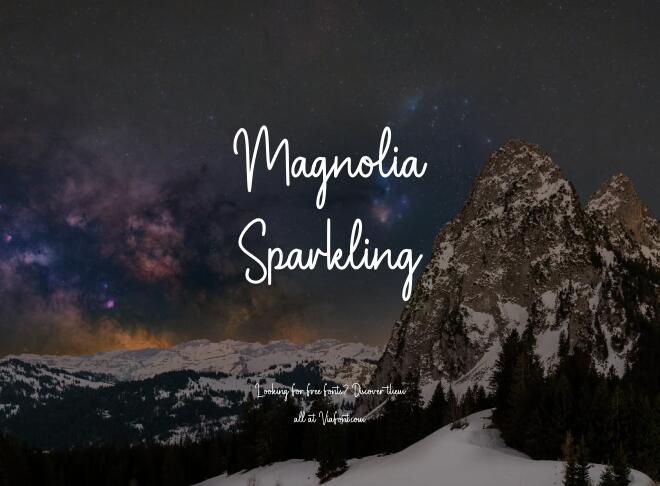 Magnolia Sparkling Font