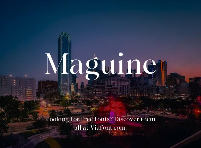 Maguine Font
