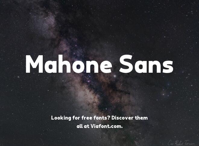 Mahone Sans Font