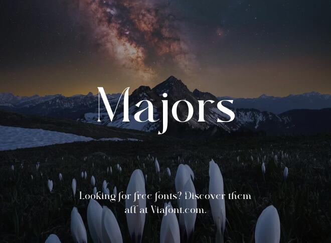 Majors Font