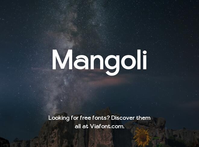 Mangoli Font