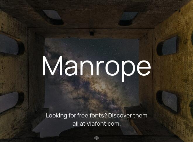 Manrope Font