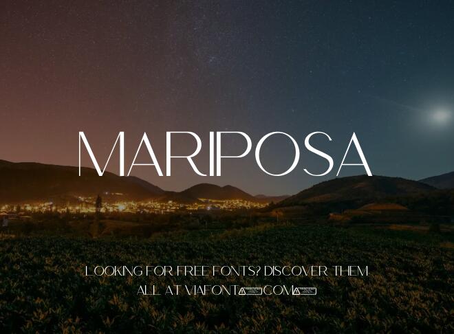 Mariposa Font