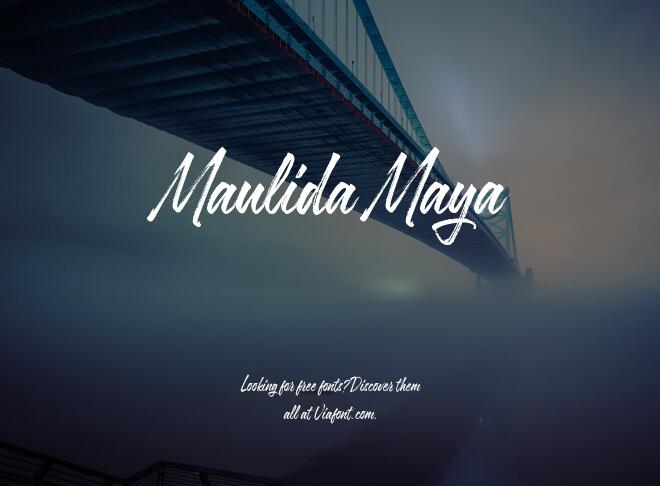 Maulida Maya Font