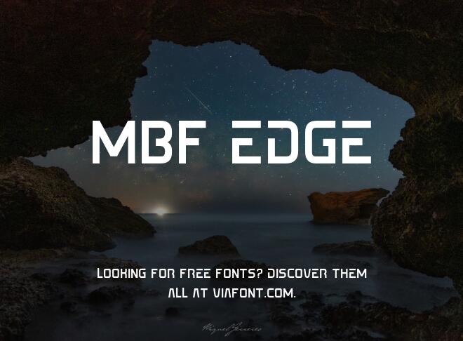 Mbf Edge Font