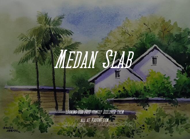 Medan Slab Font