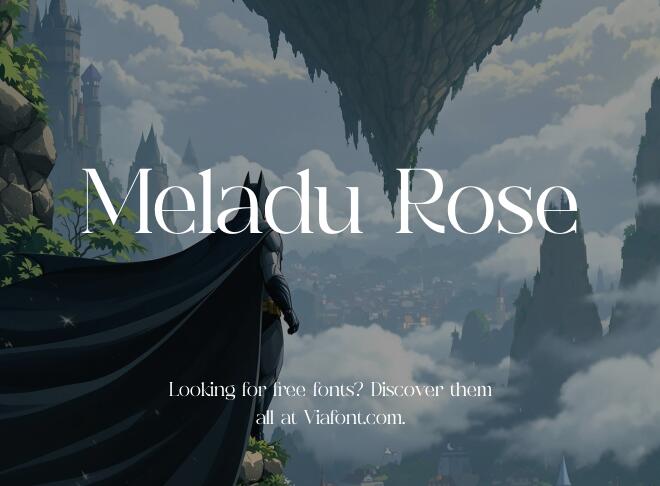 Meladu Rose Font