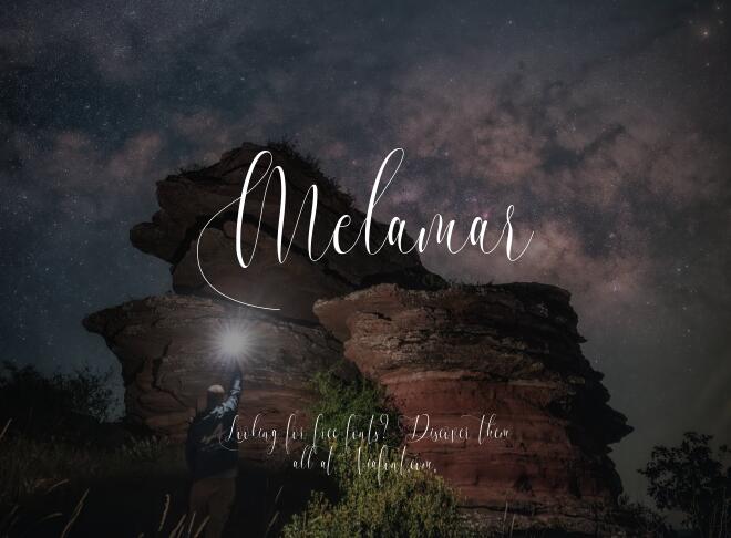 Melamar Font