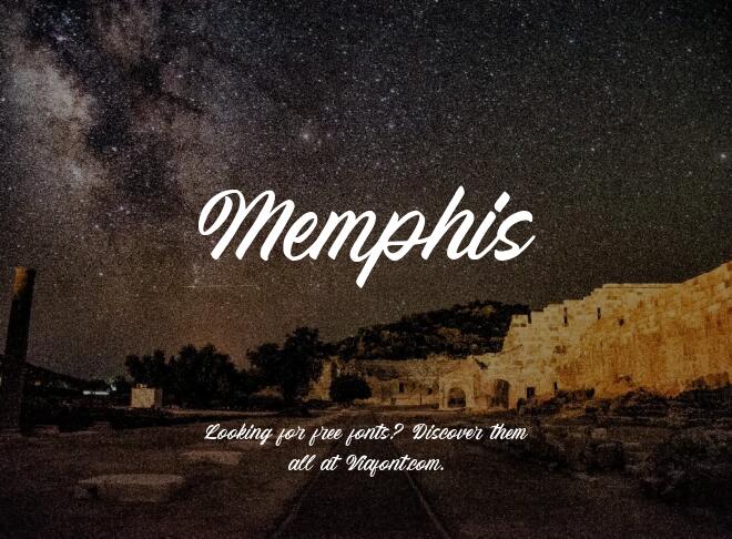 Memphis Font