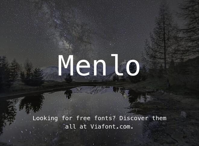 Menlo Font
