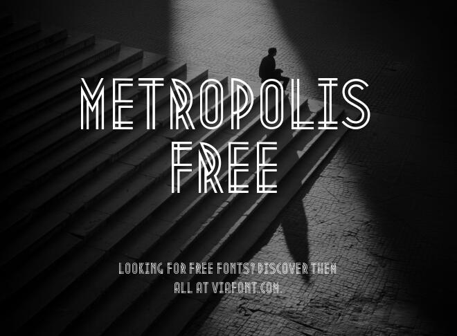 Metropolis Free Font