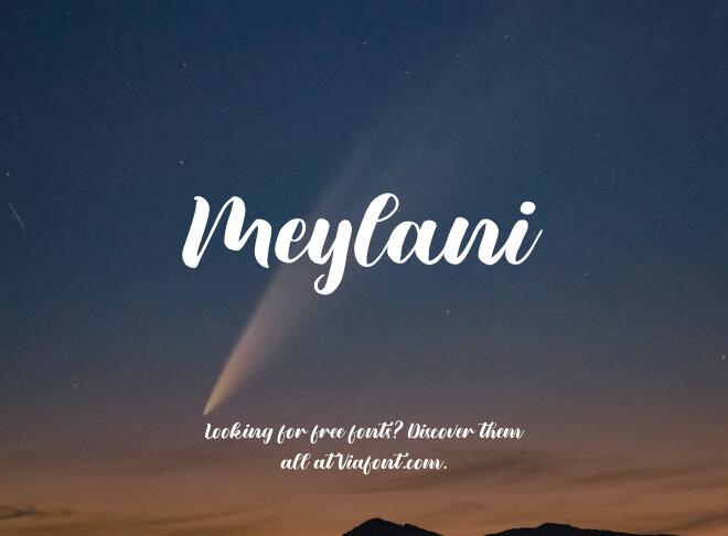 Meylani Font