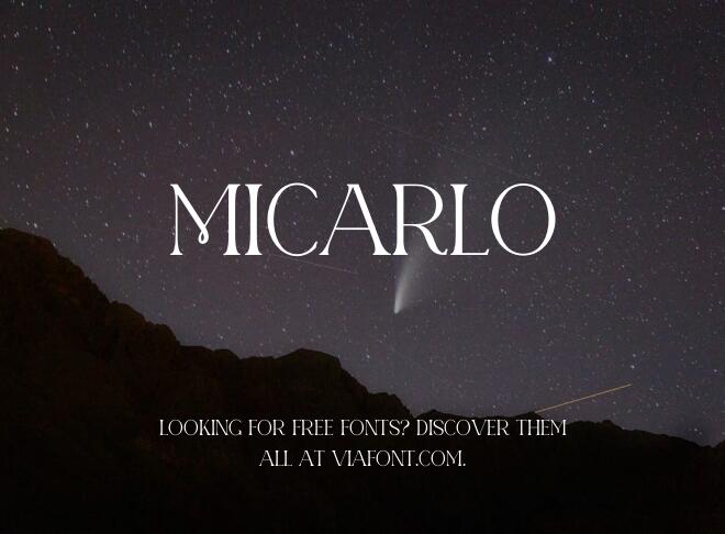 Micarlo Font
