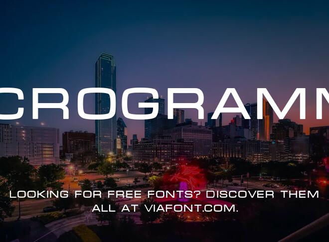 Microgramma Font