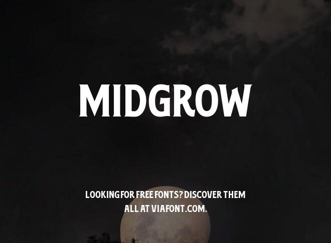 Midgrow Font