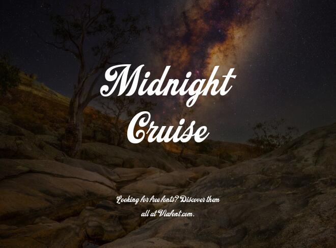 Midnight Cruise Font