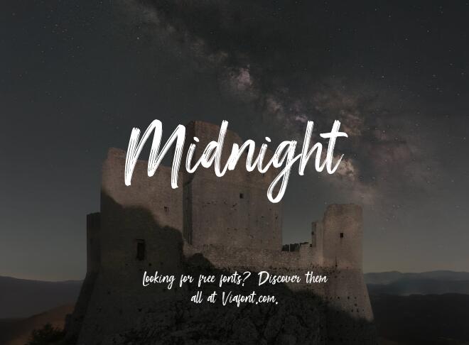 Midnight Font