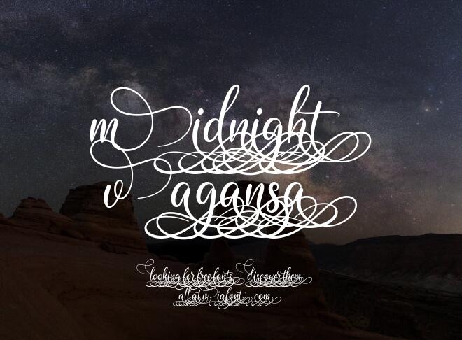 Midnight Vagansa Font
