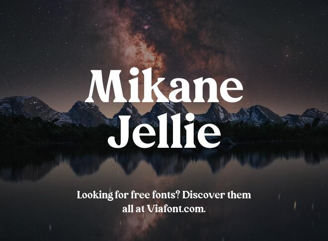 Mikane Jellie Font
