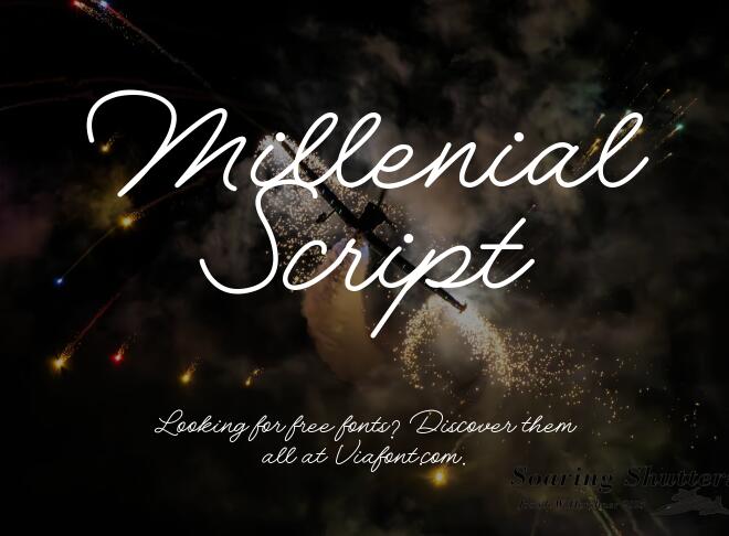 Millenial Script Font