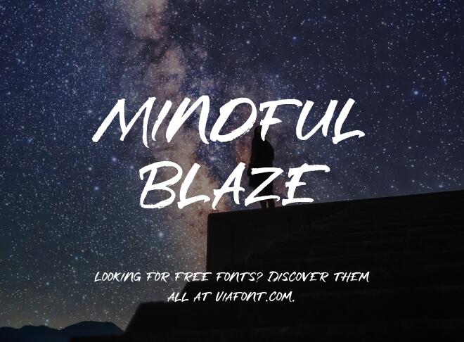 Mindful Blaze Font