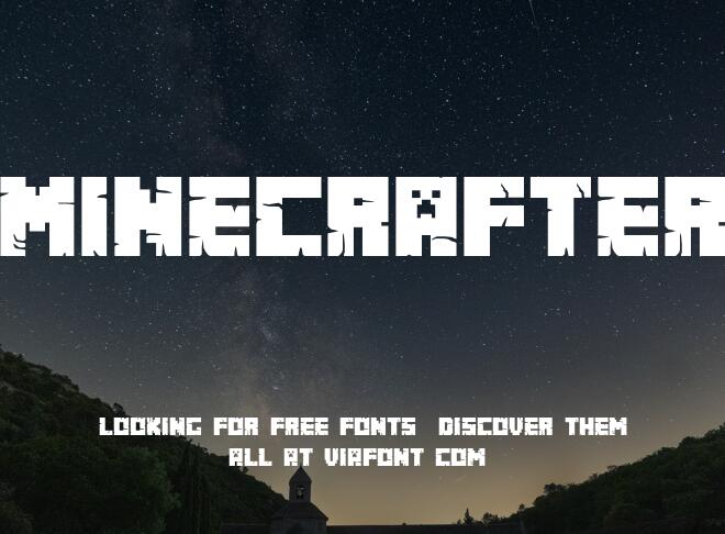 Minecrafter Font