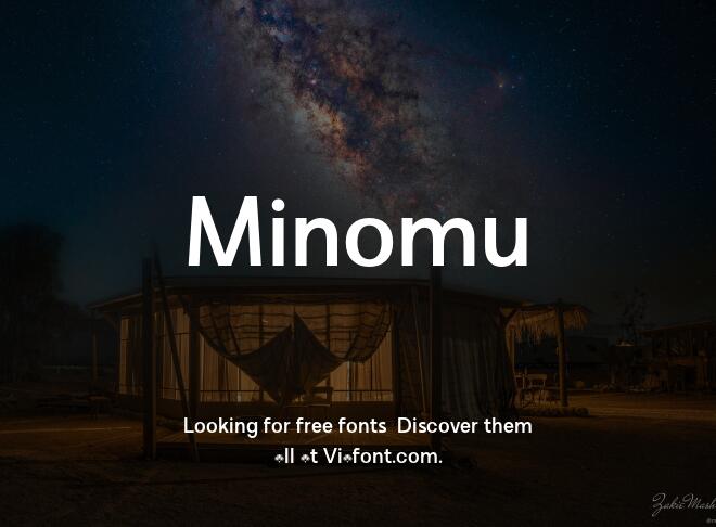 Minomu Font
