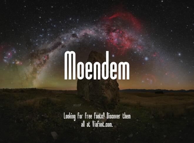 Moendem Font