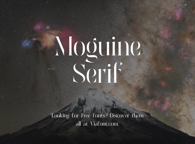 Moguine Serif Font