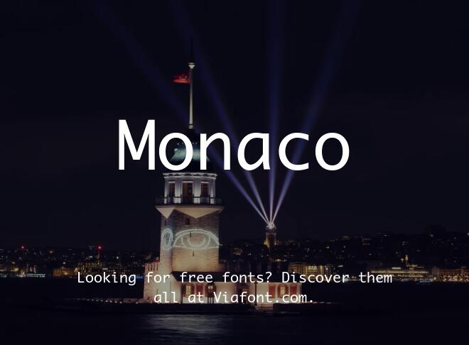 Monaco Font