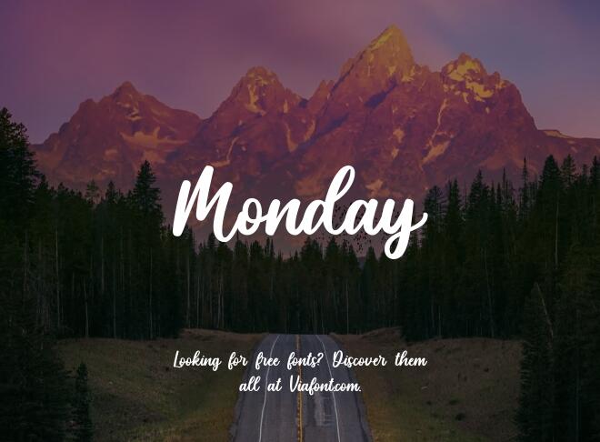 Monday Font