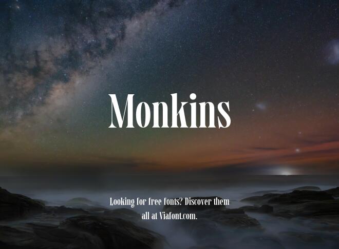 Monkins Font