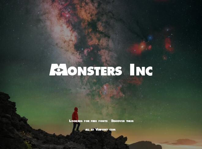Monsters Inc Font