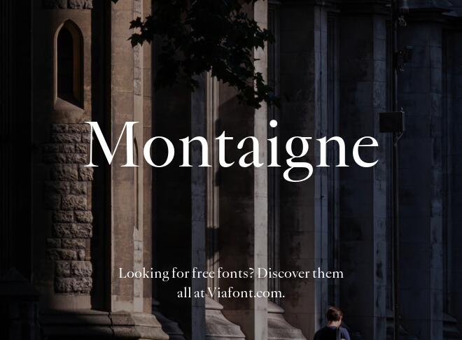 Montaigne Font