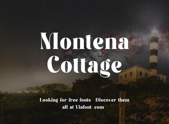 Montena Cottage Font