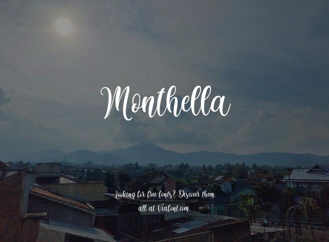 Monthella Font