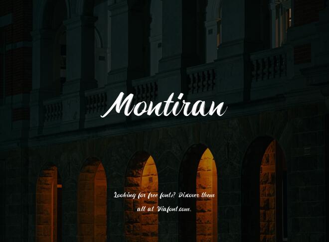 Montiran Font