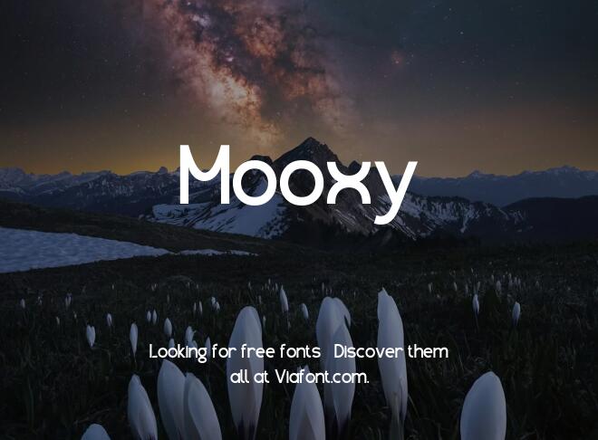 Mooxy Font