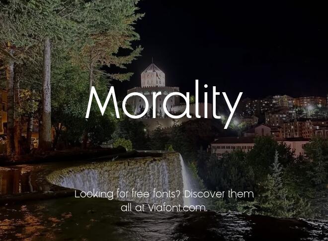 Morality Font