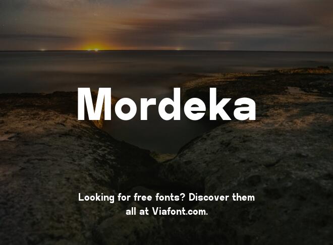 Mordeka Font