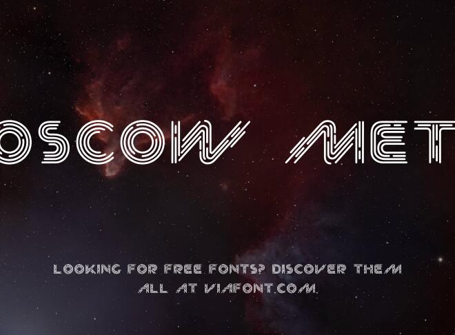 Moscow Metro Font