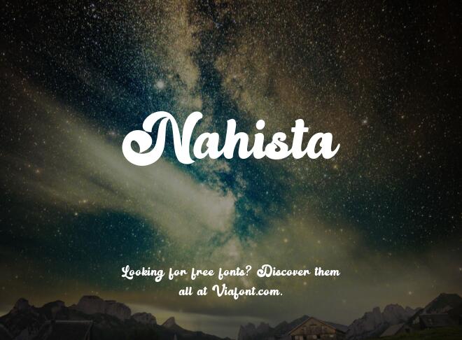 Nahista Font