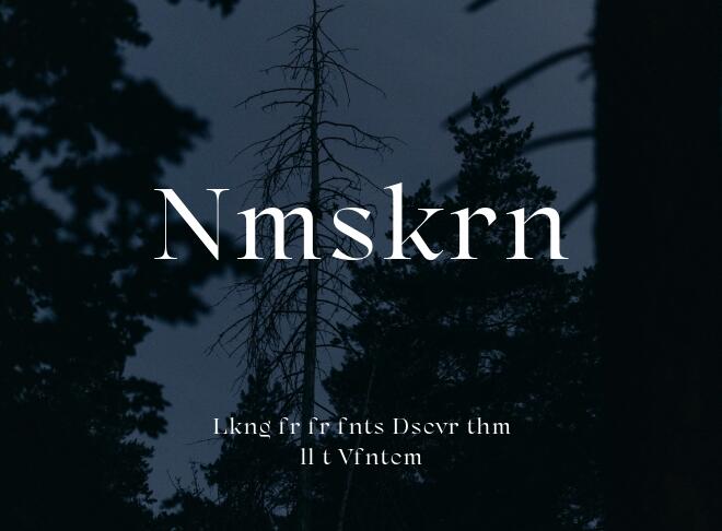 Namaskarn Font