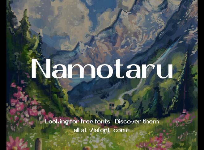 Namotaru Font